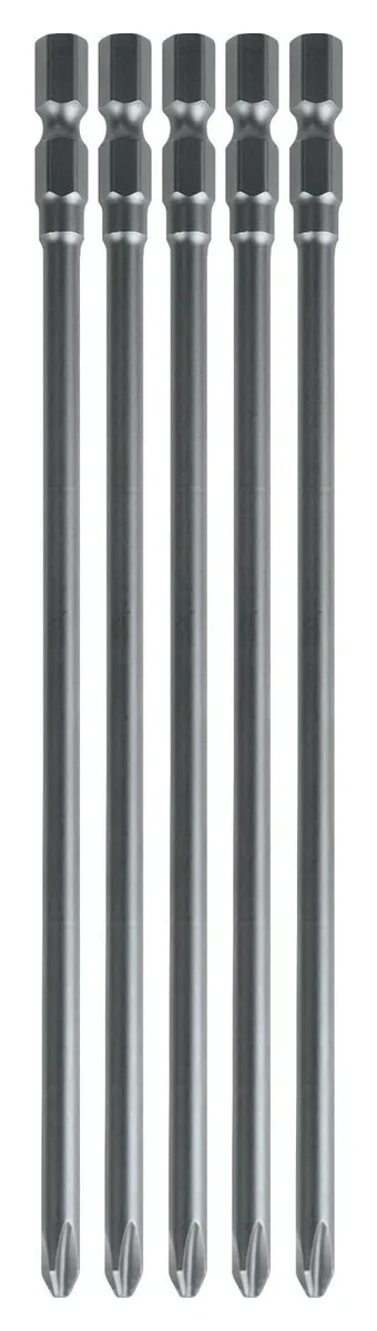 #2 X 6" Phillips Power Bits - 5PK