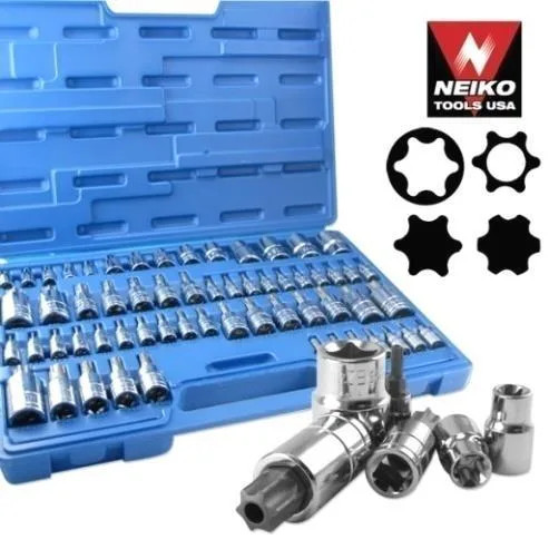 60PC Master Star Bit Socket Set