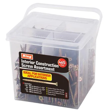 465PC Interior Construction Screw Assortment