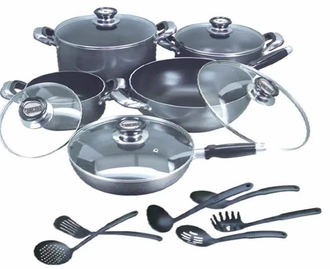 7PC Eco Ceramic Non-Stick Cookware Set