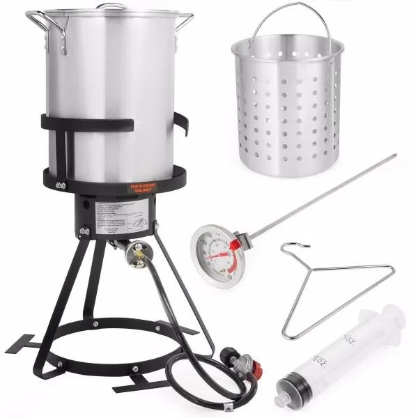 Barton 30QT Dlx Lpg Turkey Fryer