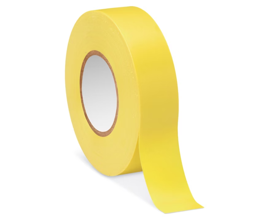 3/4" X 50' YELLOW Electricians Tape (10 PACK)