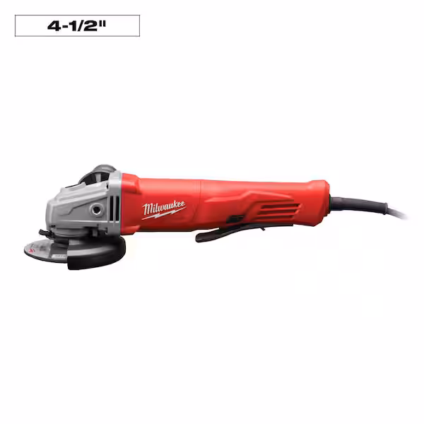 Milwaukee 11AMP 4.5" Angle Grinder W/lock-On