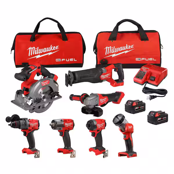 Milwaukee M18 7PC Combo Tool Kit